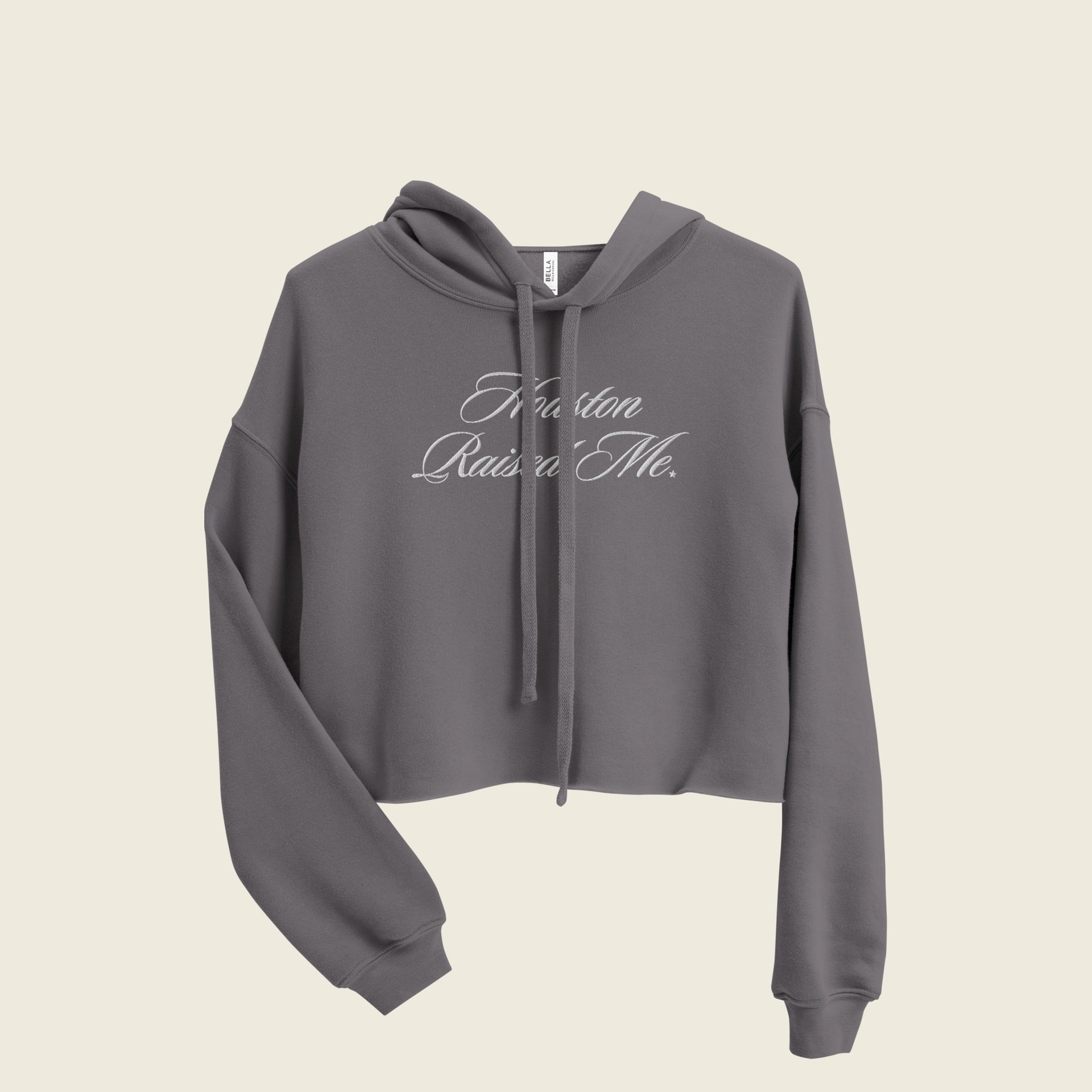Houston Raised Me Crop Hoodie