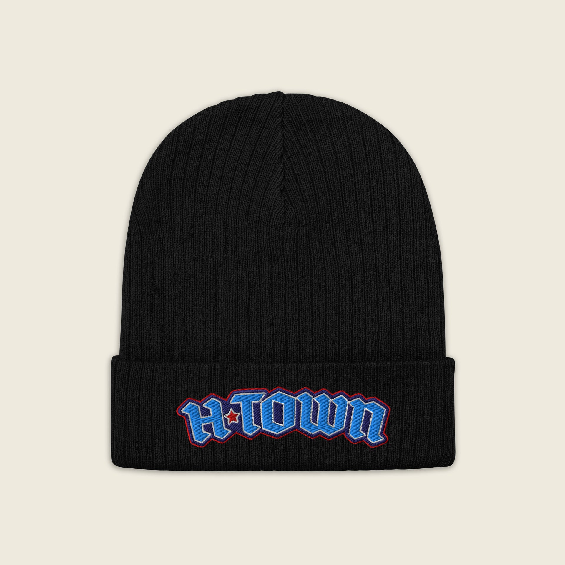 H-Town We Hold it Down Ribbed Knit Beanie