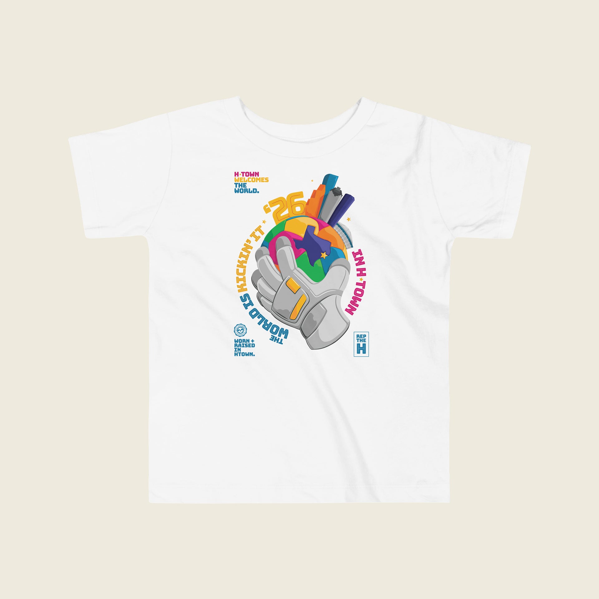 Kickin' it in H-Town Toddler Graphic Tee